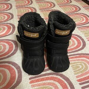 Cat & Jack Black Kids’ Toddler Winter Snow Boots Size 6